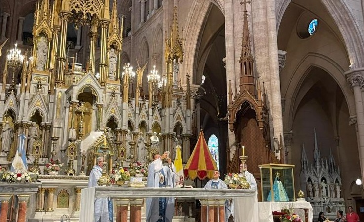 En Luján, Mons. Mestre encabezó la primera fiesta litúrgica del beato Eduardo Pironio